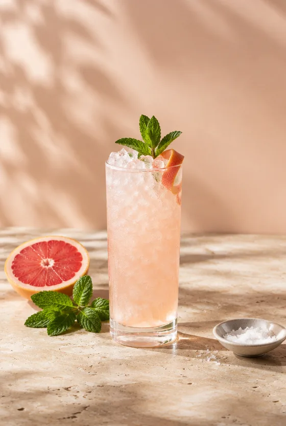 The Grapefruit — Break the acid: grapefruit and a pinch of salt instead of just lime.